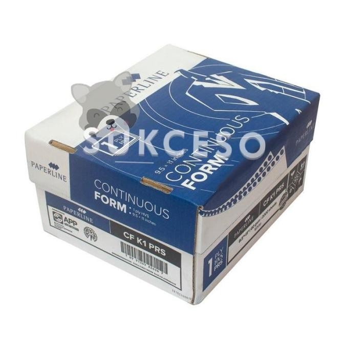 

Sale Paperline Ppl Continous Continuous Form 1 Ply Cf K1 Prs Putih