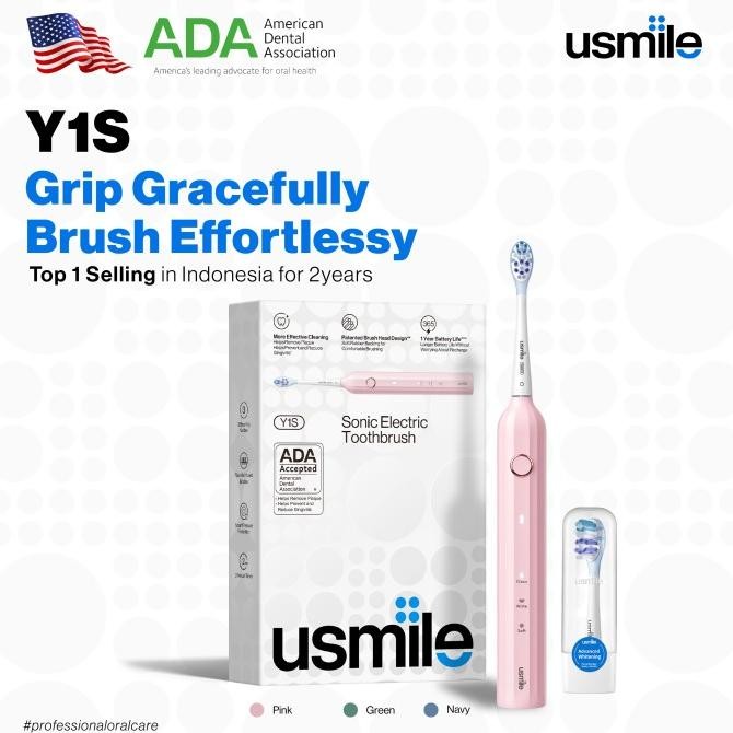 usmile Y1S Sonic Electric Toothbrush Rechargeable Sikat Gigi Elektrik LM