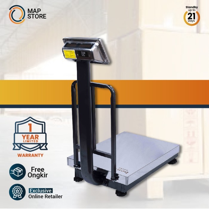Timbangan Duduk Digital / Timbangan Paket Ekspedisi 100 Kg Benz 6010