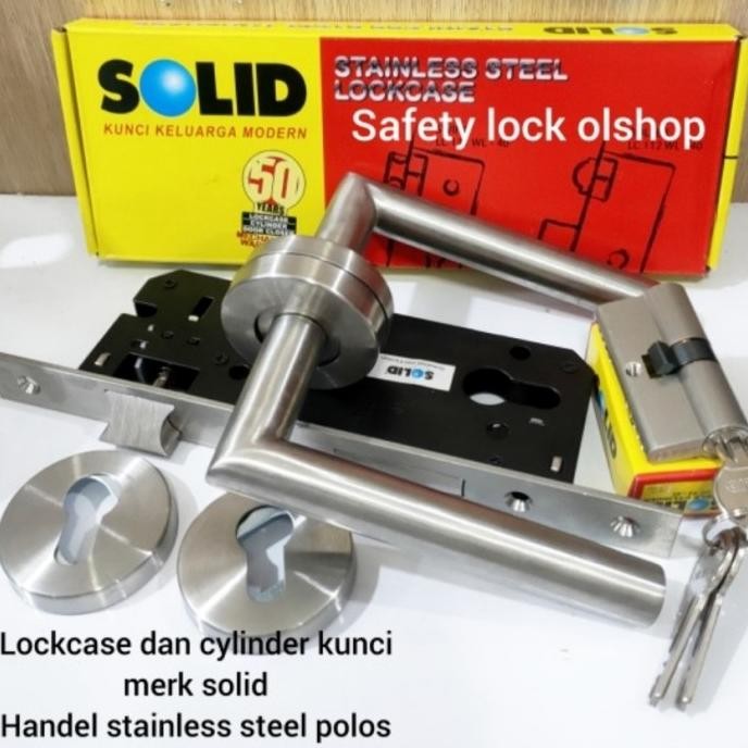 Handle Pintu Stainless SS + Body Solid Set