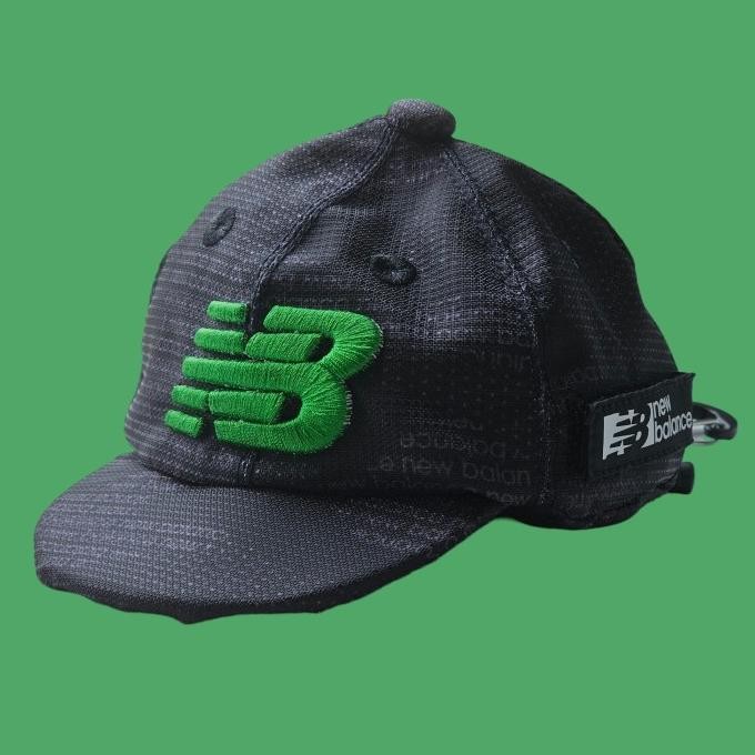 < New Balance Golf Japan Limited Nb Logo Ball Pouch Clip-On Tas Bola Black Green