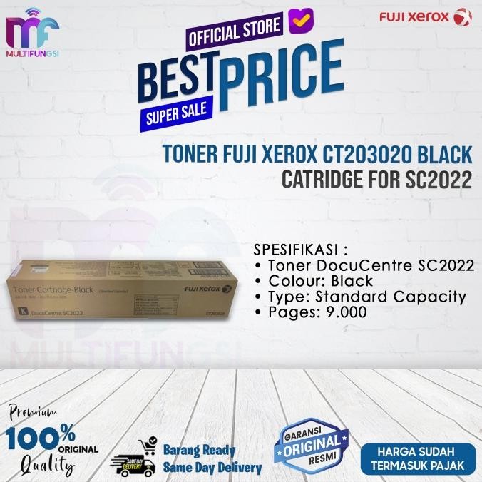 

Toner Fuji Xerox CT203020 Black Catridge For SC2022