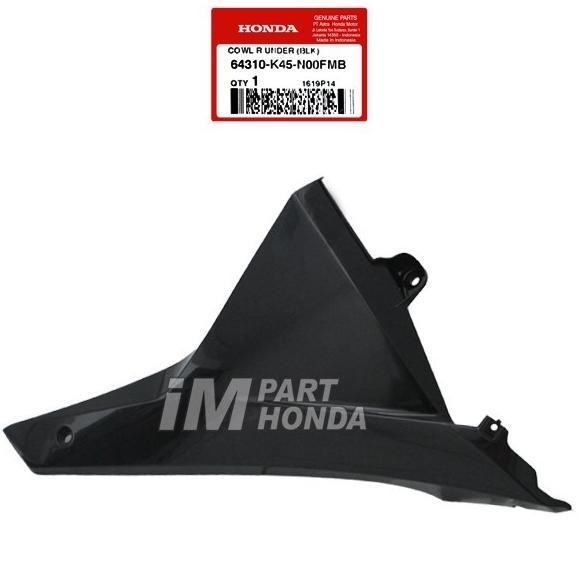 64310-K45-N00Fmb Cowl R Under Under Cowl Kanan Cbr 150 R K45A Hitam