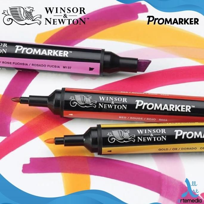 

Marker Winsor & Newton Promarker Set 6 Dual Point Pena Kuas Warna