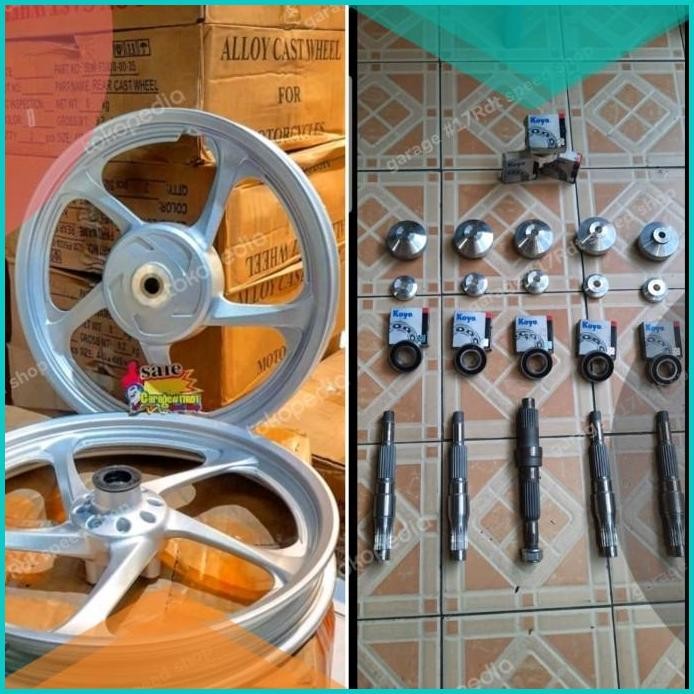 velg nouvo elegance set as roda gearbox depan original yamaha malaysia