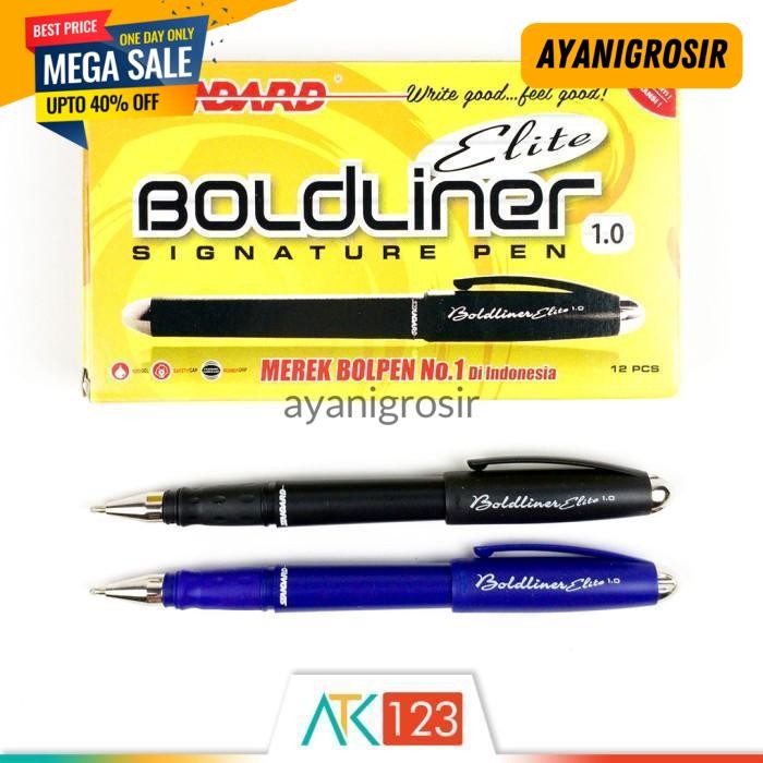 

DISKON PULPEN STANDARD BOLDLINER ELITE SIGNATURE PEN BY AYANI GROSIR !!