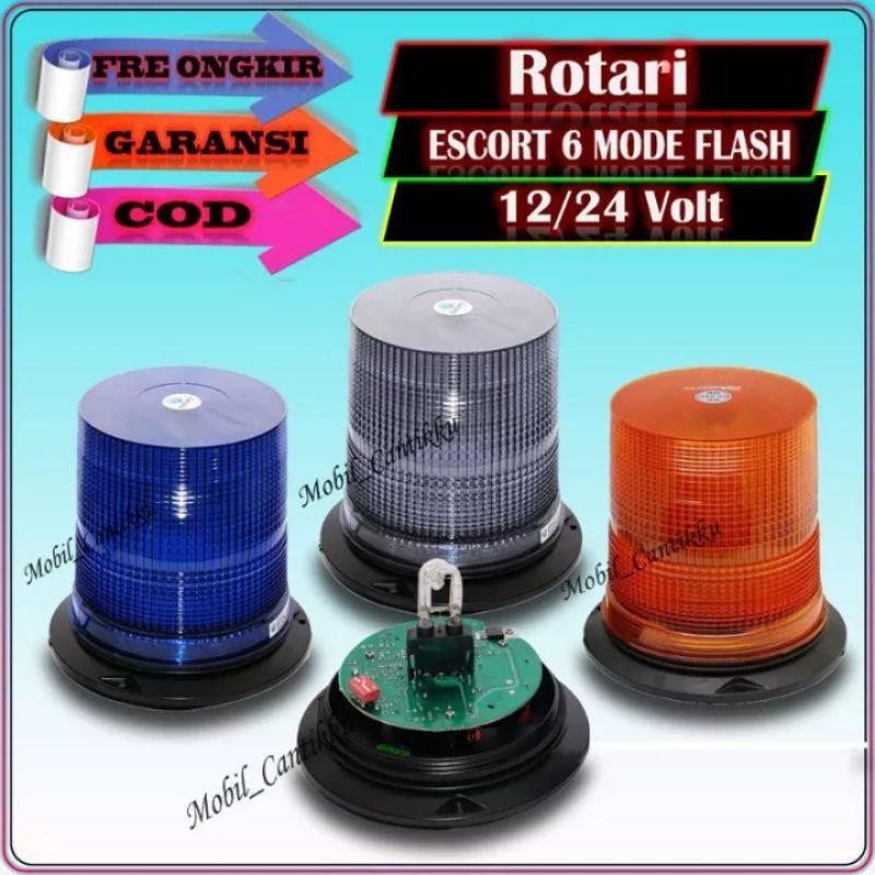 Lampu Variasi Led Rotary Rotari  Mobil Truk Truck Canter Fuso Tronton Hino Tambang 12/24 Volt