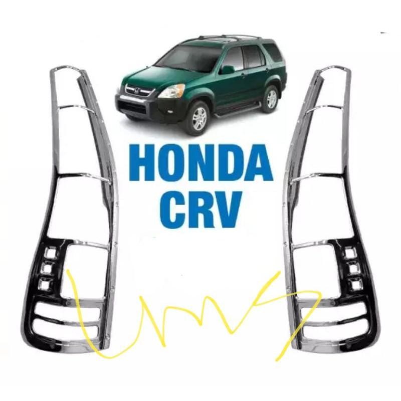 Cover Garnish Lampu Stop Chrome Honda New Crv 2002-2006
