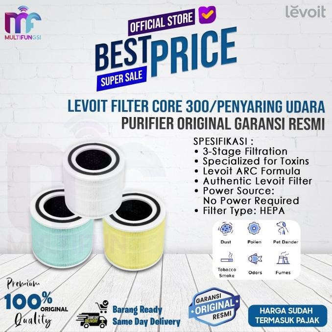 

Levoit Filter Core 300/Penyaring Udara Purifier Original Garansi Resmi