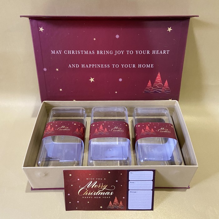 Box Natal / hardbox christmas / kotak kue kering / hampers natal