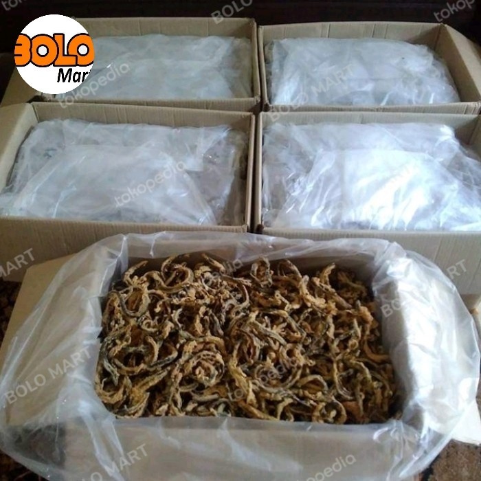 

Ready Gas!!! Kripik Belut Aa Mandiri 1Kg/1000Gr (Rasa Original) Tanpa Kemasan (Raw)