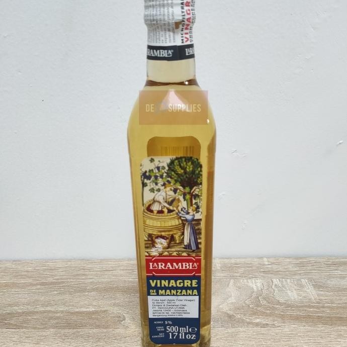 

La Rambla Apple Cider Vinegar 500ml - Cuka Apel Spanyol Larambla