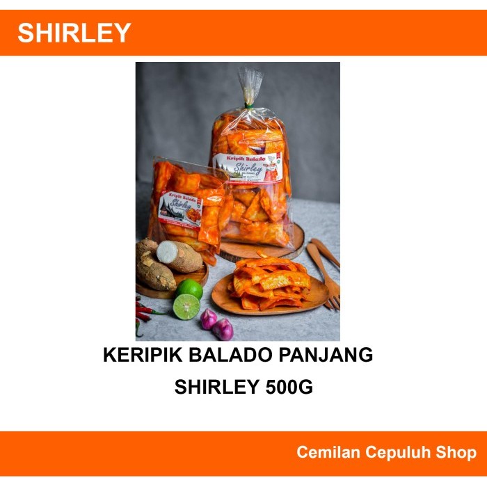 

Ready Gas!!! Keripik Balado Shirley Sanjay Asli Padang 500G "Panjang