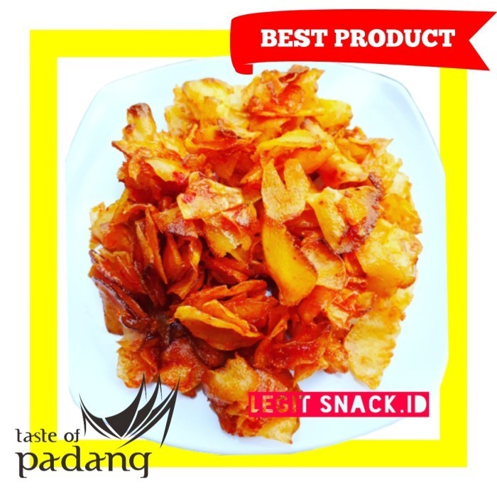 

Ready Gas!!! Keripik Singkong Padang Balado 500 Gr / Kripik Singkong Pedas Manis