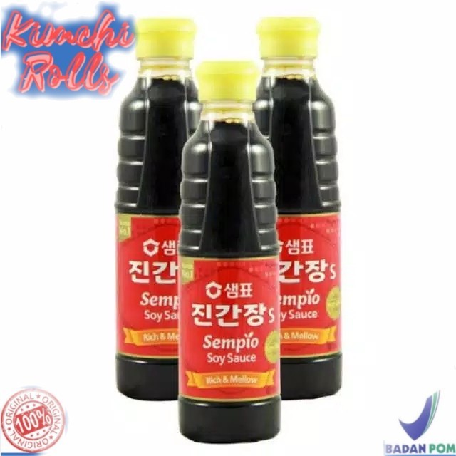 

Sempio Soy Sauce Rich & Mellow - Kecap Asin Kedelai Korea 500Ml