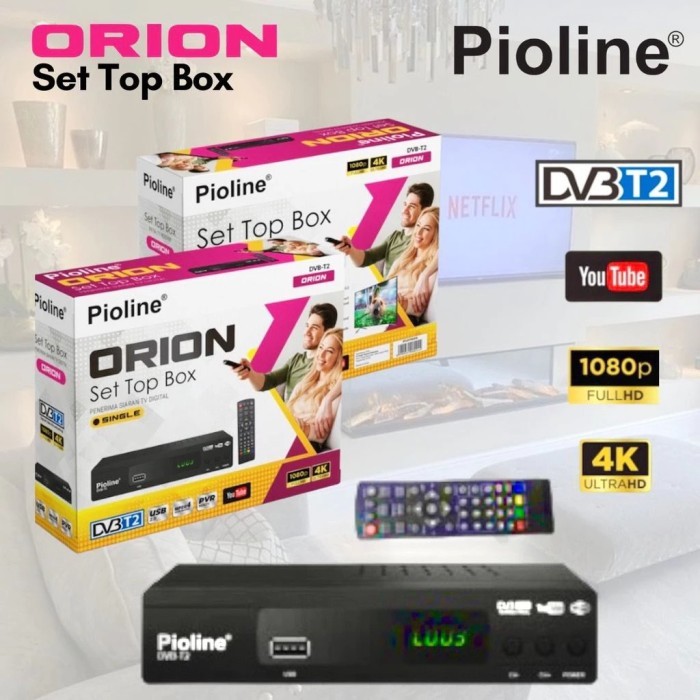 Set top box pioline Orion / Stb Pioline murah