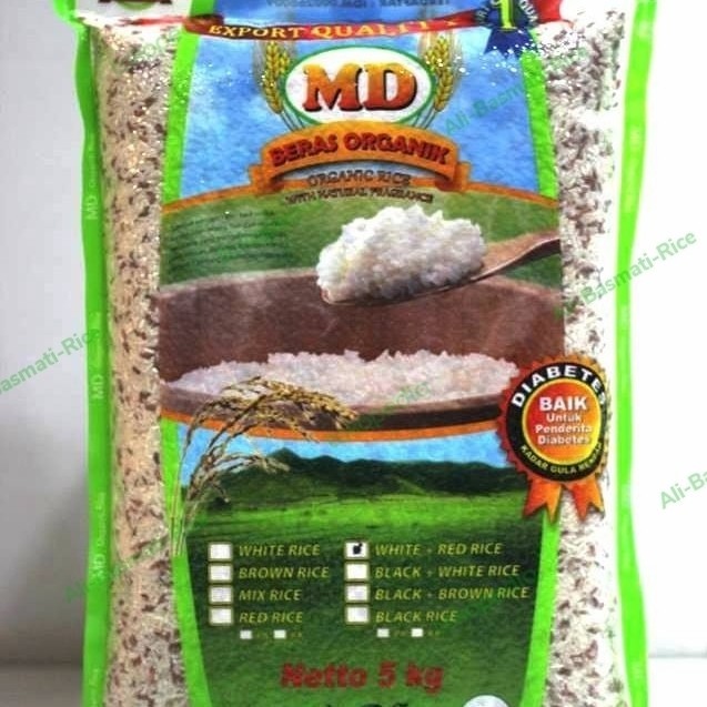 

TERBARU MD ORGANIC WHITE + RED RICE (5KG) BISA GRAB!
