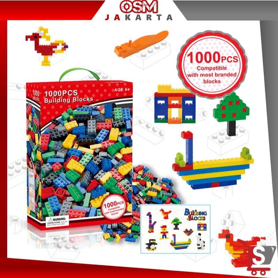 Zg - M6335 Building Block Isi 500 PCS & 1000 PCS / Mainan Edukasi Anak Brick Kecil / Mainan Lego Blo