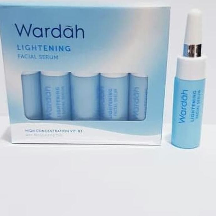 Tersedia Wardah Lightening Facial Set Serum 5 X 5 Ml Pencerah Pemutih Wajah