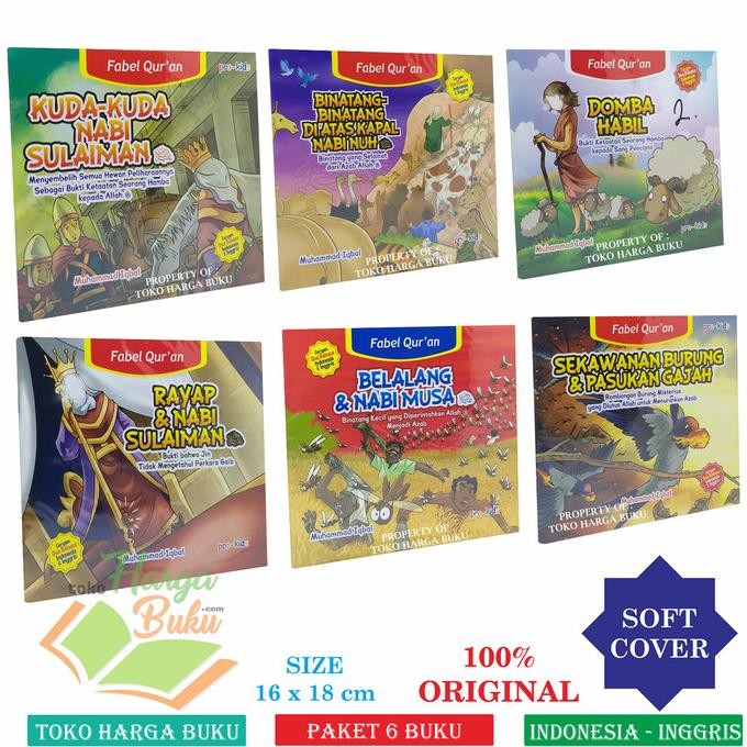 

Fabel Quran SERI 2 isi 6 Buku Penerbit Pro Kids