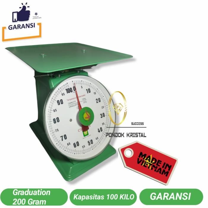 Timbangan Duduk Timbangan Buah Jarum Nhon Hoa 100 Kg Crown / Timbangan