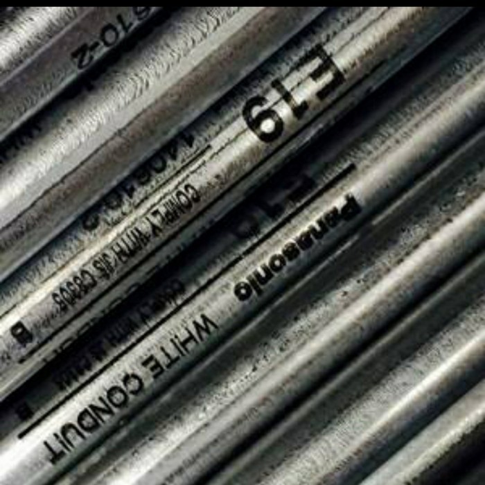 TERBARU - Pipa Conduit E19 Panasonic Steel Pipe Besi E-19 3/4 inch 3/4"