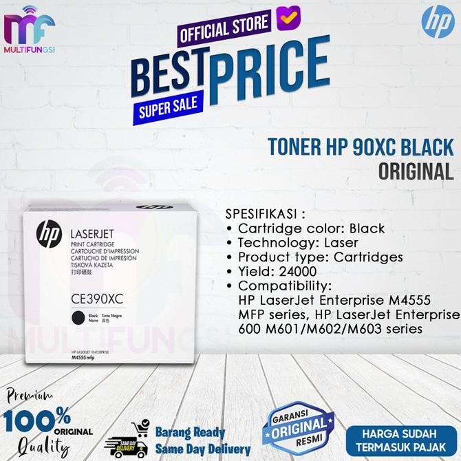 

TONER HP 90XC BLACK ORIGINAL