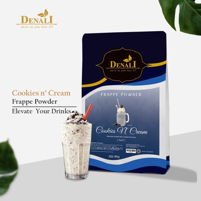 

Terbaru Denali Cookies & Cream Powder 800Gr