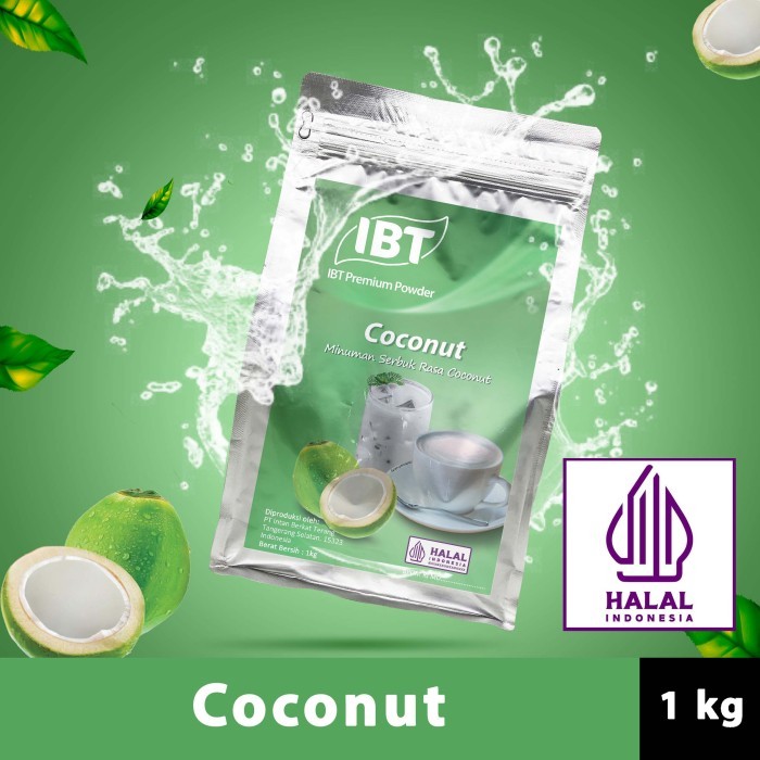 Terlaris Bahan Minuman Bubuk Rasa Coconut Kelapa Premium Ibt Drink Powder