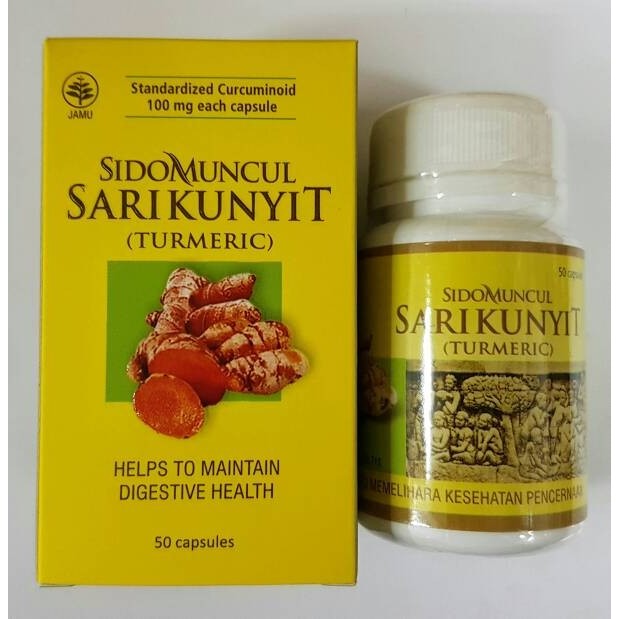 

Best Seller Sari Kunyit Sidomuncul Isi 50 Kapsul