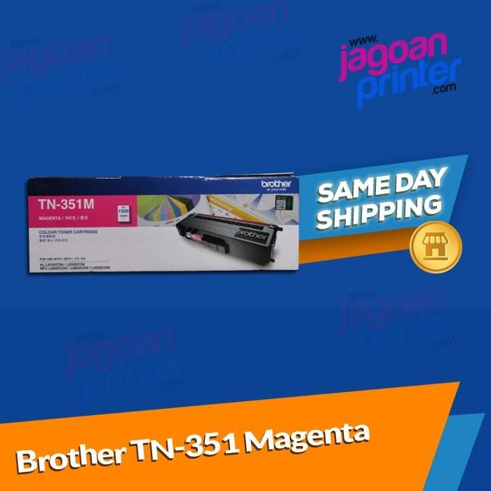 Cartridge Tinta Toner Brother Tn-351M Tn351M Tn 351M Magenta Original