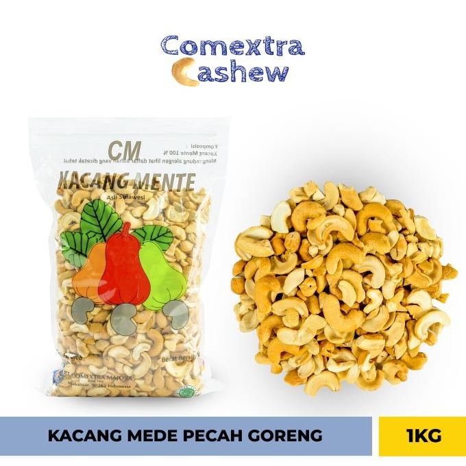 

Kacang Mede Pecah Goreng 1 Kg - Kacang Mete / Mente [terbaik]