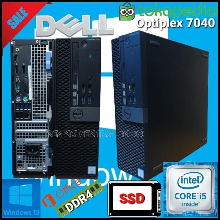 pc dell optiplex 7040 core i5 6500 fullset