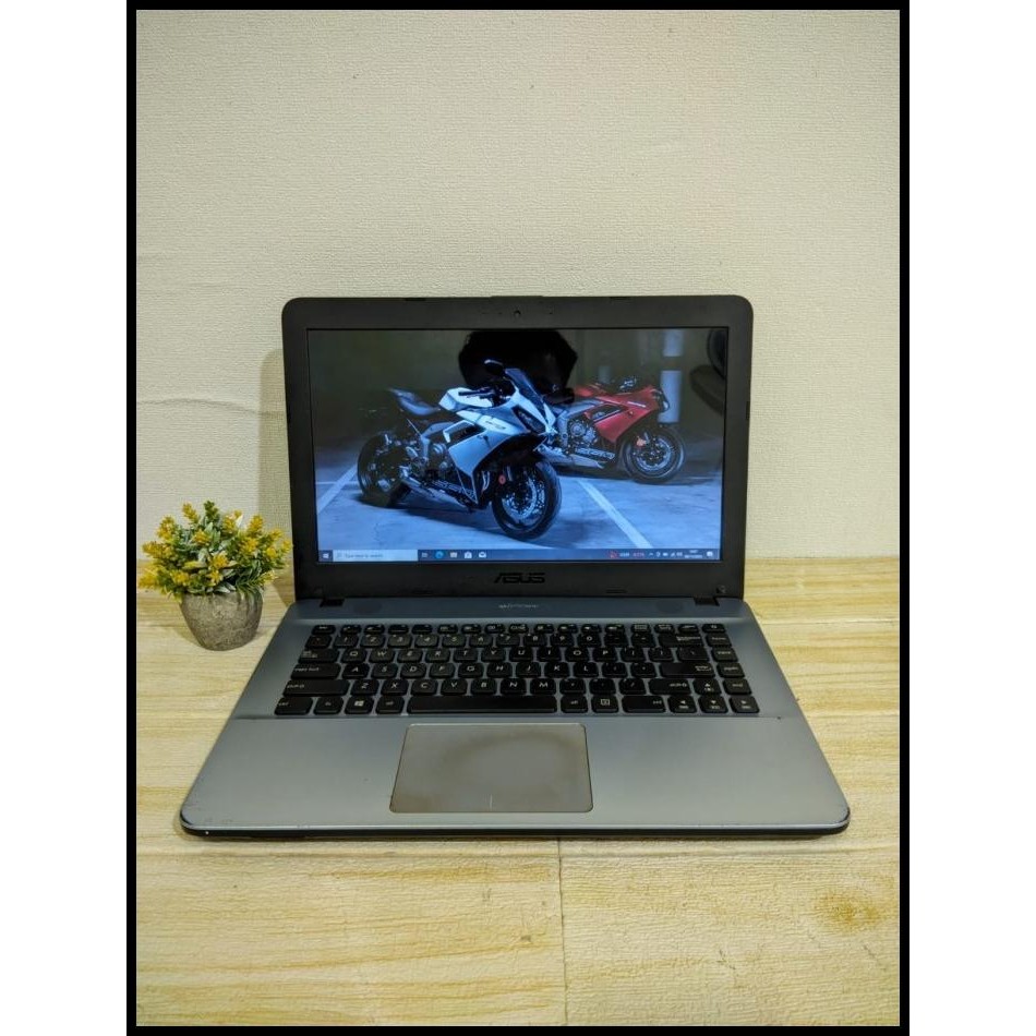 PROMO LAPTOP 1 JUTAAN ASUS X441N INTEL N4200 RRAM 4GB HDD 500GB LAYAR 14"HD SEGEL MULUS MURAH