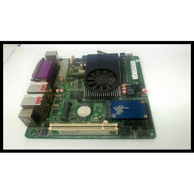 SB - MINI PC X86 DUAL LAN MIKROTIK PLUS RAM 2 GB AND SSD MSATA 8 GB