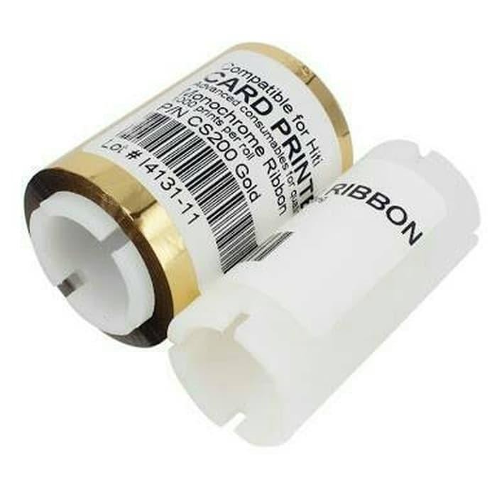 Ribbon Gold Compatible Id Card Printer Hiti Cs200E