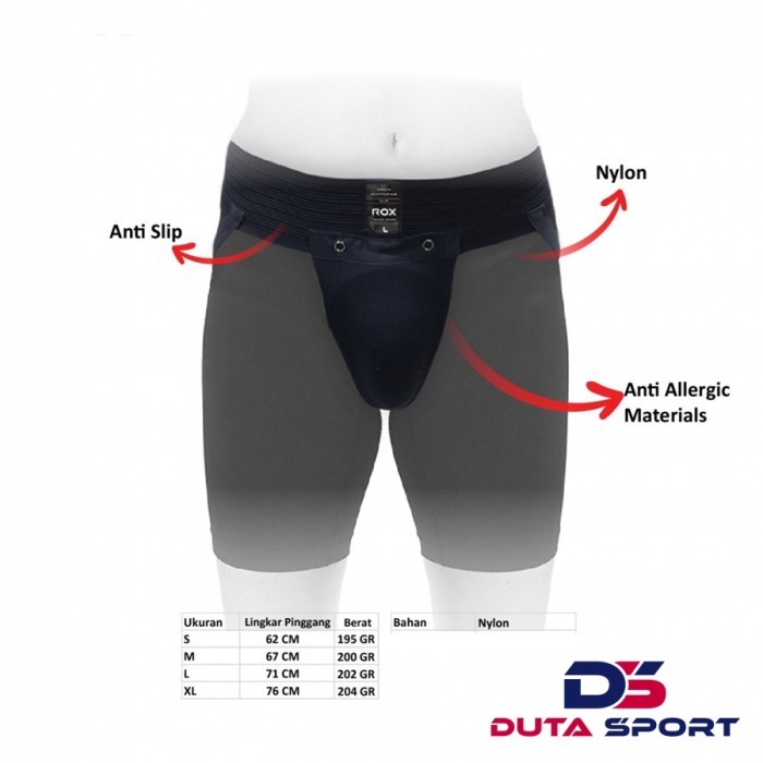 Supporter Batok Groin Cup Celana Dalam Olahraga ROX Original