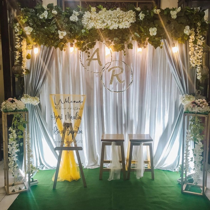 sewa dekorasi lamaran murah