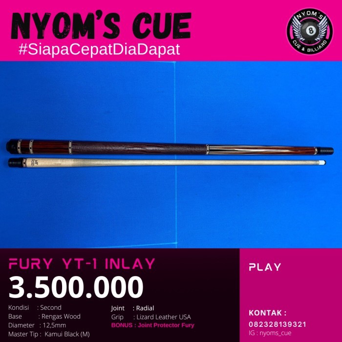 FURY YT-01 SHAFT FURY HT EVOLUTION