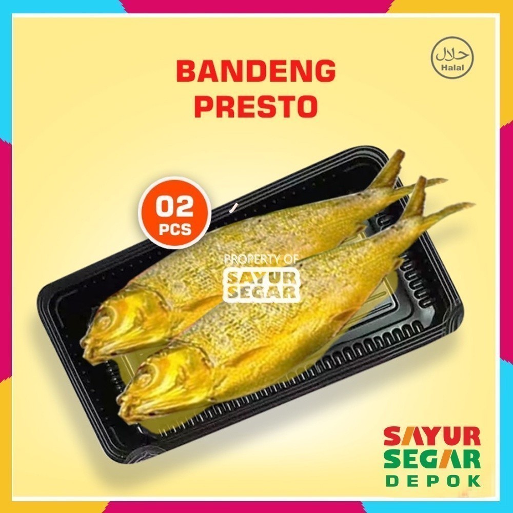 

IKAN BANDENG PRESTO [2 Ekor] DURI LUNAK