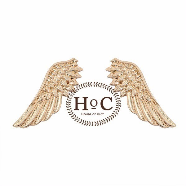 Houseofcuff Lapel Pin Bros Jas Wedding Best Man Golden Wing Collar Pi