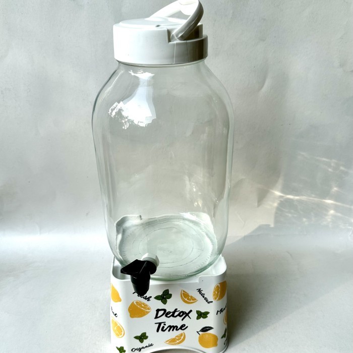 Herevin Juice dispenser kaca bulat 5 liter