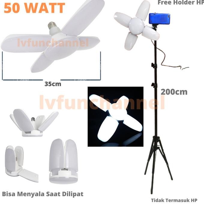 RING LIGHT BESAR MURAH MODEL BINTANG / STAR LIGHT 35CM 50 WATT AGR