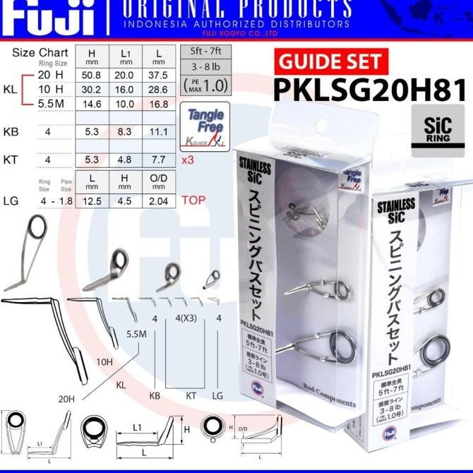 Set Ring Guide Fuji SiC / Cincin Fuji / Ultra Light / Cast Spinning AGR