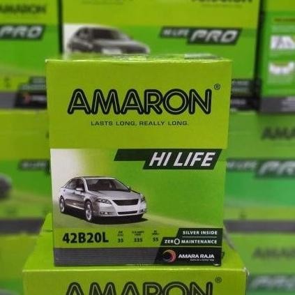 Aki Mobil Calya, Sigra, Ayla, Agya Ns40Zl Amaron 12V 35Ah Aki Kering