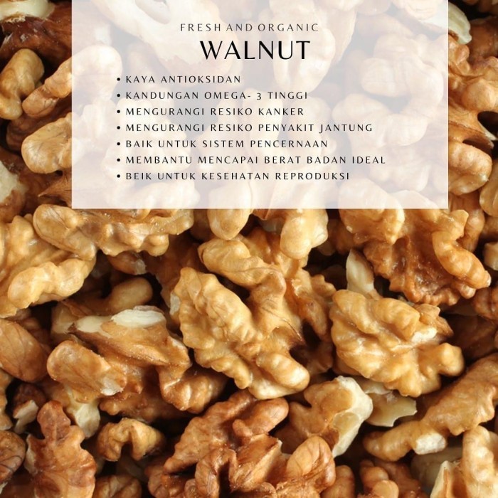 

Legend - Kacang Walnut 1Kg/ Walnut Mentah 1Kg