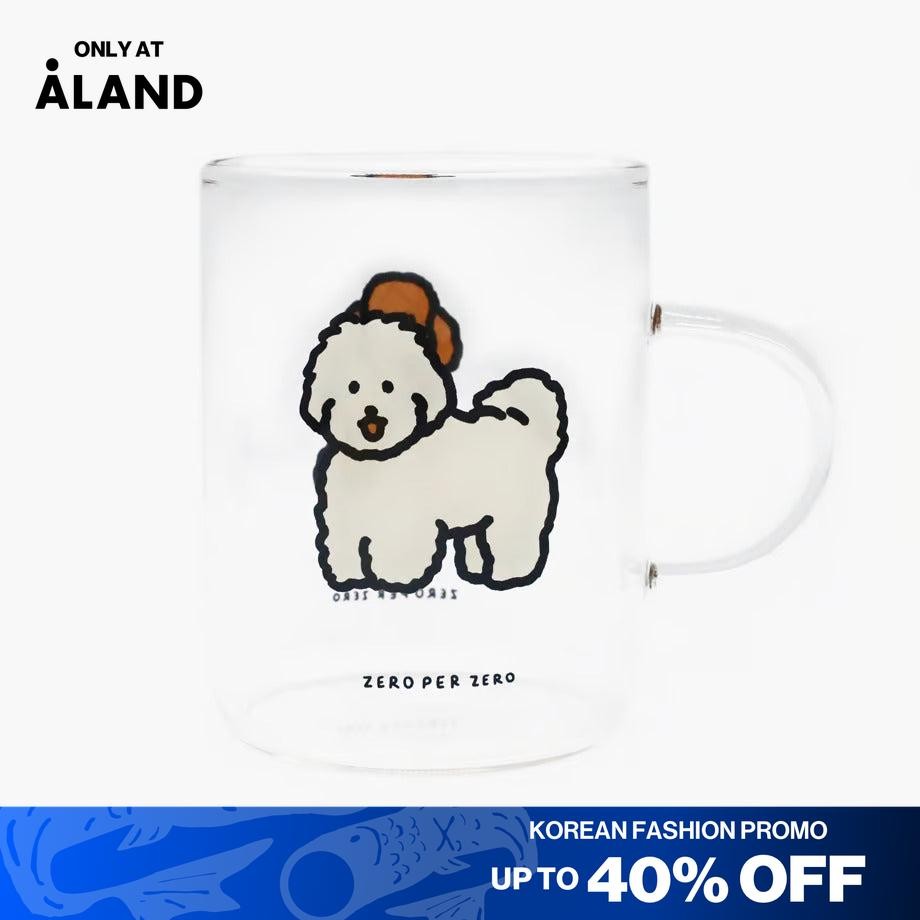 

[ALAND] ZERO PER ZERO - Drinking Glass M Dog 2M - Gelas Lucu
