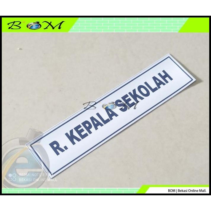 

GRATIS ONGKIR STIKER STICKER TULISAN LABEL TEMPAT RUANGAN KEPALA SEKOLAH !