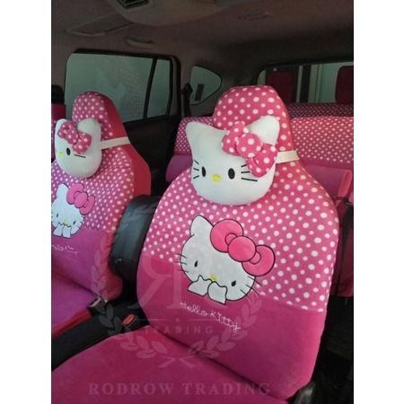 Sarung Jok Mobil Calya - Sigra Motif Hello Kitty Full Set Big Sale