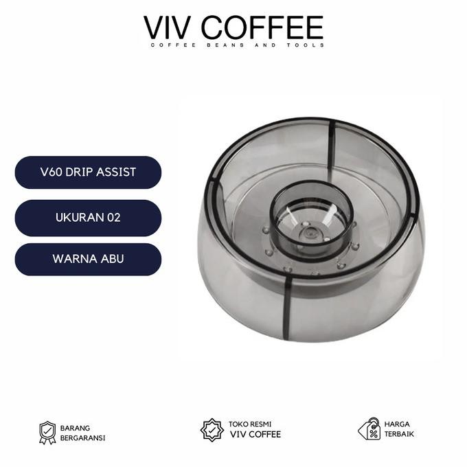 

V60 Drip Assist Coffee Filter Injection Gray